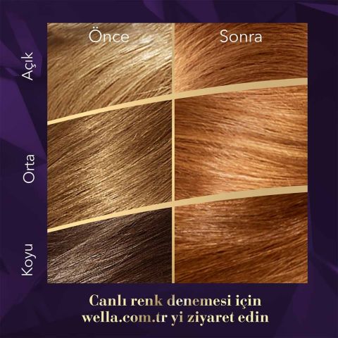 Wella Koleston Supreme Kit 8/74 Gizemli Kahve