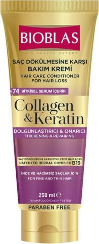 Bioblas Collagen Keratin Saç Dökülmesine Karşı Saç Kremi 200ml