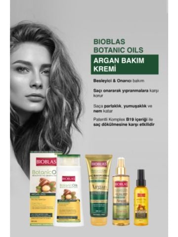 Bioblas Botanic Oils Argan Yağlı Saç Kremi 250 Ml