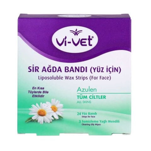 Vi-Vet Yüz Ağda Bantı 24 Lü Azulen