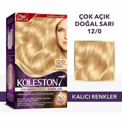 Wella Koleston Supreme Kit 12/0 Çok Açık Doğal Sarı Saç Boyası