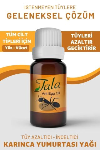Tala Karınca Yumurtası Yağı Tüy Dökücü Tüy Azaltıcı Tüy İnceltici 20 Ml