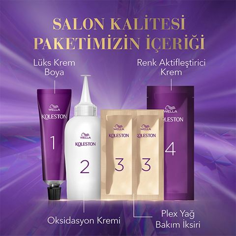 Wella Koleston Sonsuz Işıltılı Küllü Tonlar Saç Boyası Gizemli Küllü Kahve 4/1
