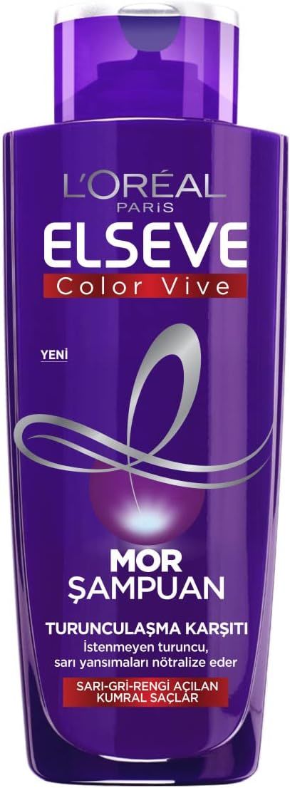 Loreal Paris Elseve Turunculaşma Karşıtı Mor Şampuan 200 Ml