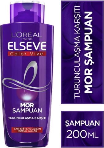 Loreal Paris Elseve Turunculaşma Karşıtı Mor Şampuan 200 Ml