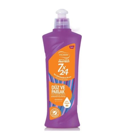 Hobby 7/24 Düz ve Parlak Saç Şekillendirici Krem 250 ml