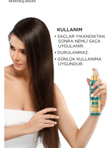 Bioxcin Keratin ve Argan Onarıcı Sıvı Saç Kremi 150 ml