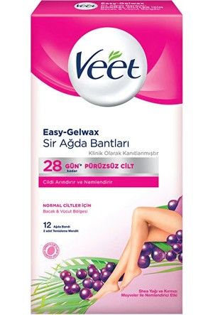Veet Sir Ağda Bantları 12 Li