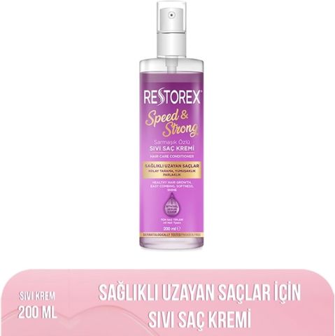 Restorex Sıvı Saç Kremi Sağlıklı Uzama Etkili 200 ml