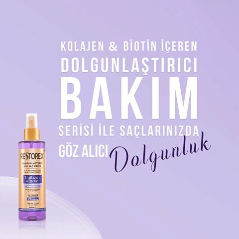 Restorex Collagen Biotin Dolgunlaştırıcı Sıvı Saç Kremi 200 ml