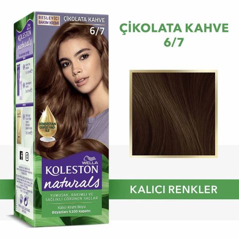 Wella Koleston Naturals 6/7 Çikolata Kahve Saç Boyası