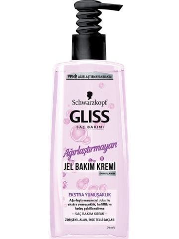 Gliss Schwarzkopf Ağırlaştırmayan Jel Saç Bakım Kremi 200 Ml Ekstra Yumuşaklık