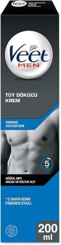 Veet Men Hassas Ciltler İçin Tüy Dökücü Krem 200ML