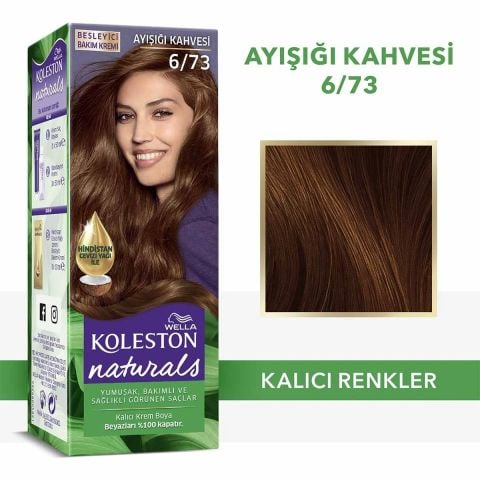 Wella Koleston Naturals 6/73 Ayışığı Kahvesi Saç Boyası