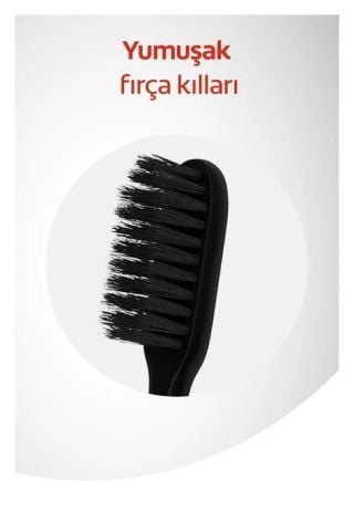 Colgate Mikro İnce Charcoal Hassas Temizlik Yumuşak Diş Fırçası 2'Li