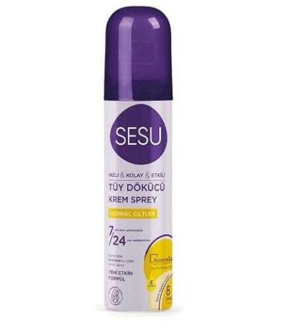 Sesu Tüy Dökücü Krem Sprey Normal Ciltler 150 ml