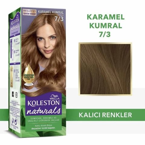 Wella Koleston Saç Boya Naturals Maxı 7.3 Karamel Kumral
