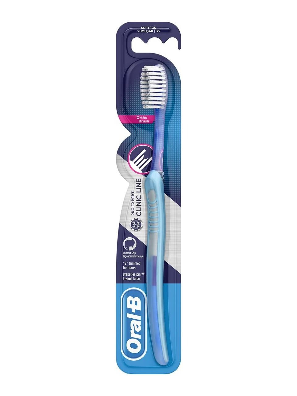 Oral-B Yumuşak Ortodontik Diş Fırçası 35 Numara
