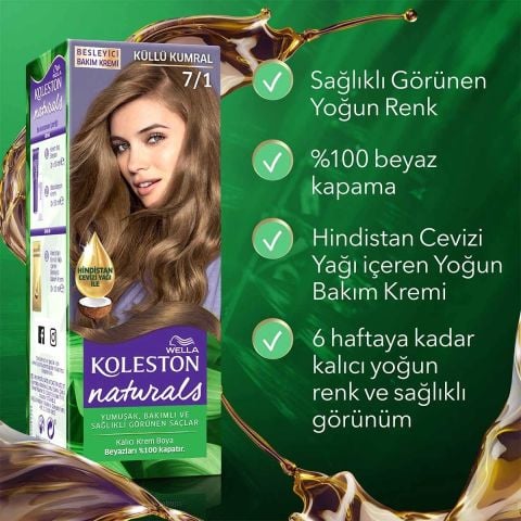 Wella Koleston Saç Boya Naturals Maxı 7.1 Küllü Kumral