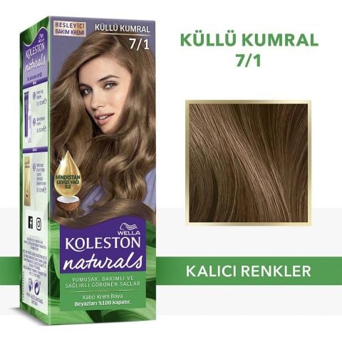 Wella Koleston Saç Boya Naturals Maxı 7.1 Küllü Kumral