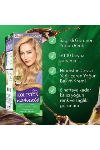 Wella Koleston Saç Boya Naturals Maxi 11.7 Vanilya Sarı