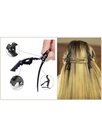 Crocodile Plastik Saç Pensi 5 Adet Saç Klipsi