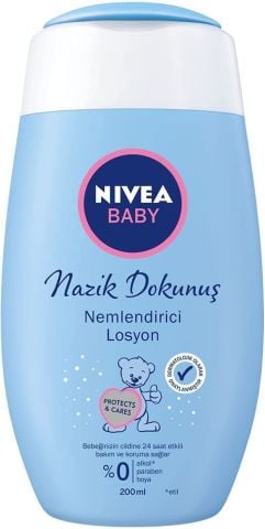 NIVEA Baby Nazik Dokunuş Bebek Nemlendirici Losyon 200 Ml