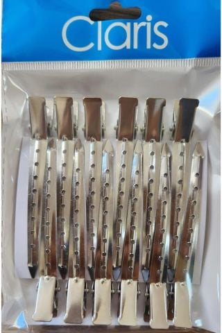 Claris Metal Saç Pensi 12 Adet Saç Klipsi