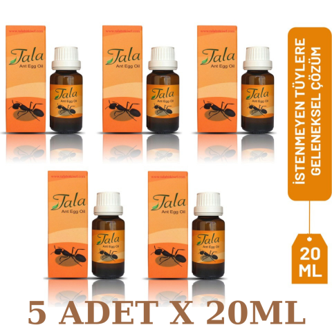 Tala Karınca Yumurtası Yağı Tüy Dökücü Tüy Azaltıcı Tüy İnceltici 20 Mlx5