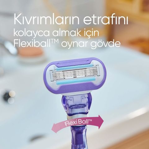 Gillette Venus Deluxe Smooth Swirl Kadın Tıraş Makinesi + Yedek Başlık