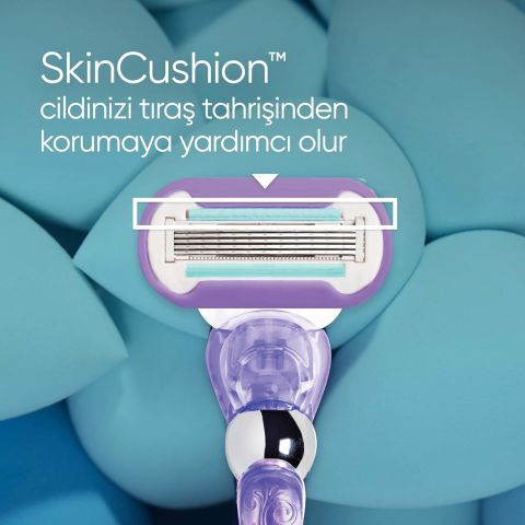 Gillette Venus Deluxe Smooth Swirl Kadın Tıraş Makinesi + Yedek Başlık