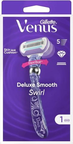 Gillette Venus Deluxe Smooth Swirl Kadın Tıraş Makinesi + Yedek Başlık