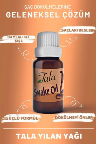 Tala Yılan Yağı Saç Dökülmesine Karşı Besleyici ve Onarıcı Saç Bakım Yağı 20 Ml