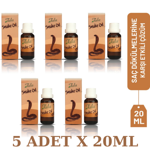 Tala Yılan Yağı Saç Dökülmesine Karşı Besleyici ve Onarıcı Saç Bakım Yağı 20 Ml