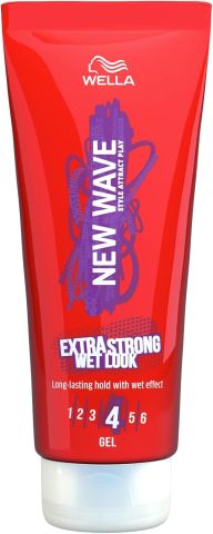 Wella New Wave Extra Strong Wet Look Jöle 200 ml