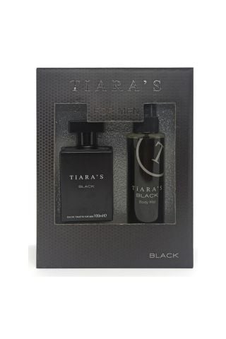 Tiaras Black Erkek Parfüm Edt 100 Ml + Deodorant 150 Ml