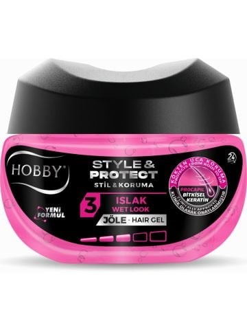 Hobby Islak Jöle 3 Numara Style & Protect 24 Saat Etkili 250 ml