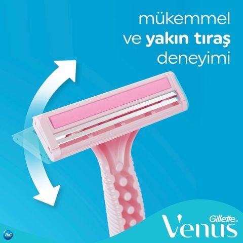 Gillette Simply Venus 2 Basic Kullan At Kadın 5 li Traş Bıçağı