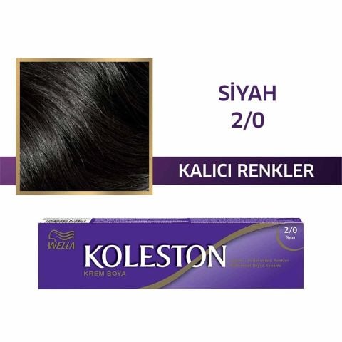 Wella Koleston Tüp Boya 2/0 Siyah