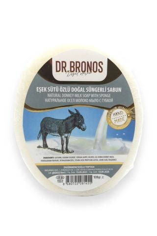 Dr Bronos Eşşek Sütlü Süngerli Doğal Sabun 135GR