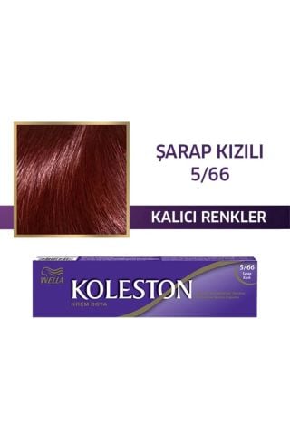 Wella Koleston Tüp Boya 5/66 Şarap Kızılı