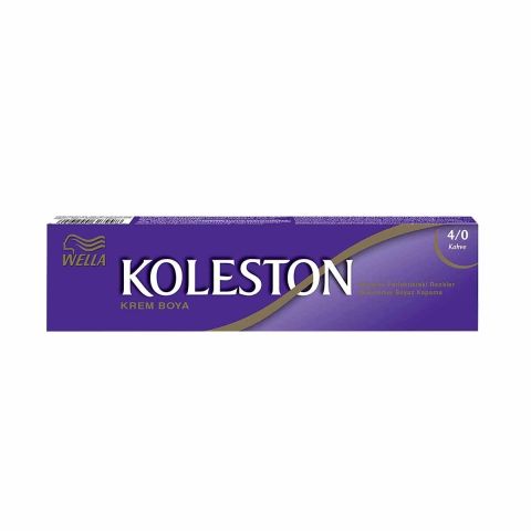 Wella Koleston Tüp Krem Saç Boyası Kahve 4/0