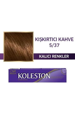 Wella Koleston Tüp Saç Boyası Kışkırtıcı Kahve 5/37