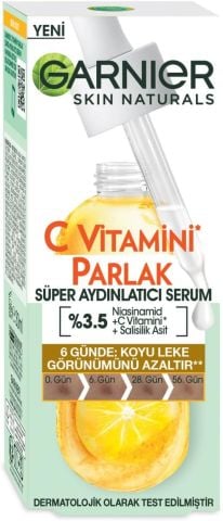Garnier C Vitamini Parlak Süper Aydınlatıcı Serum 30 ml