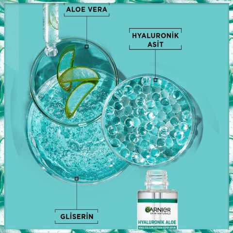 Garnier Hyaluronik Aloe Nemle Dolgunlaştıran Süper Serum (30 ml)