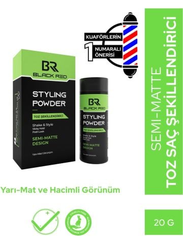 Black Red Şekillendirici Pudra Yarı Mat 20 G