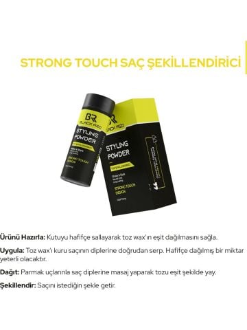 BLACK & RED NATURAL ULTRA STRONG TOZ ŞEKİLLENDİRİCİ 20 Gr