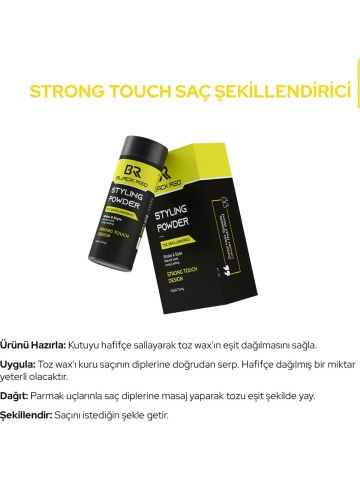 BLACK & RED NATURAL ULTRA STRONG TOZ ŞEKİLLENDİRİCİ 20 Gr