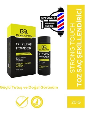 BLACK & RED NATURAL ULTRA STRONG TOZ ŞEKİLLENDİRİCİ 20 Gr