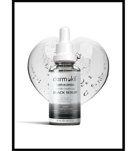 Dermokil Black Anti Blemish Active Charcoal Cilt Serumu 30 ml